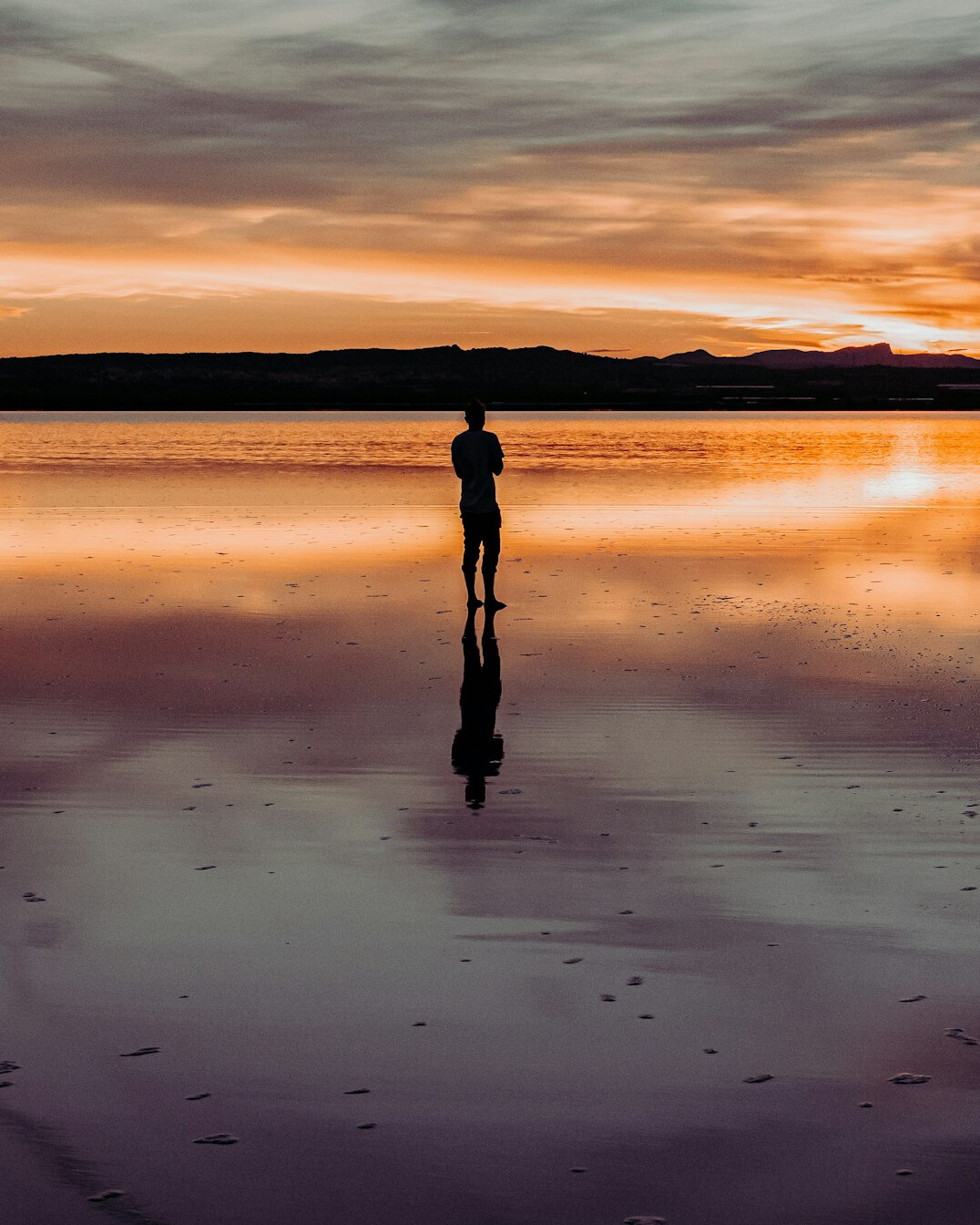 person reflecting on life