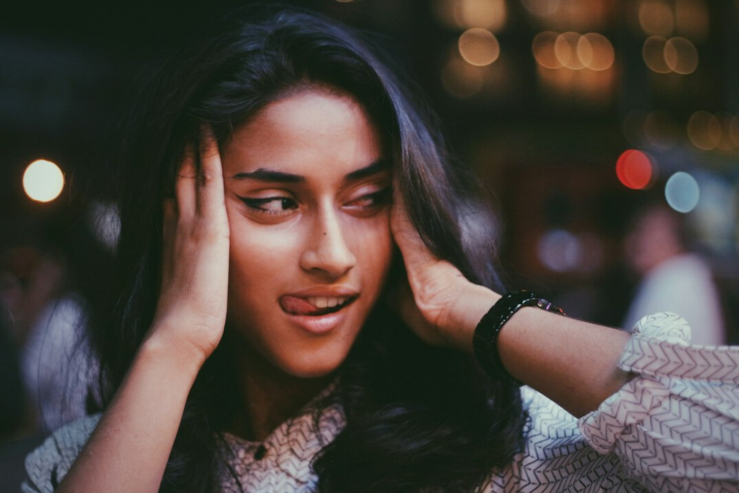 woman listening actively